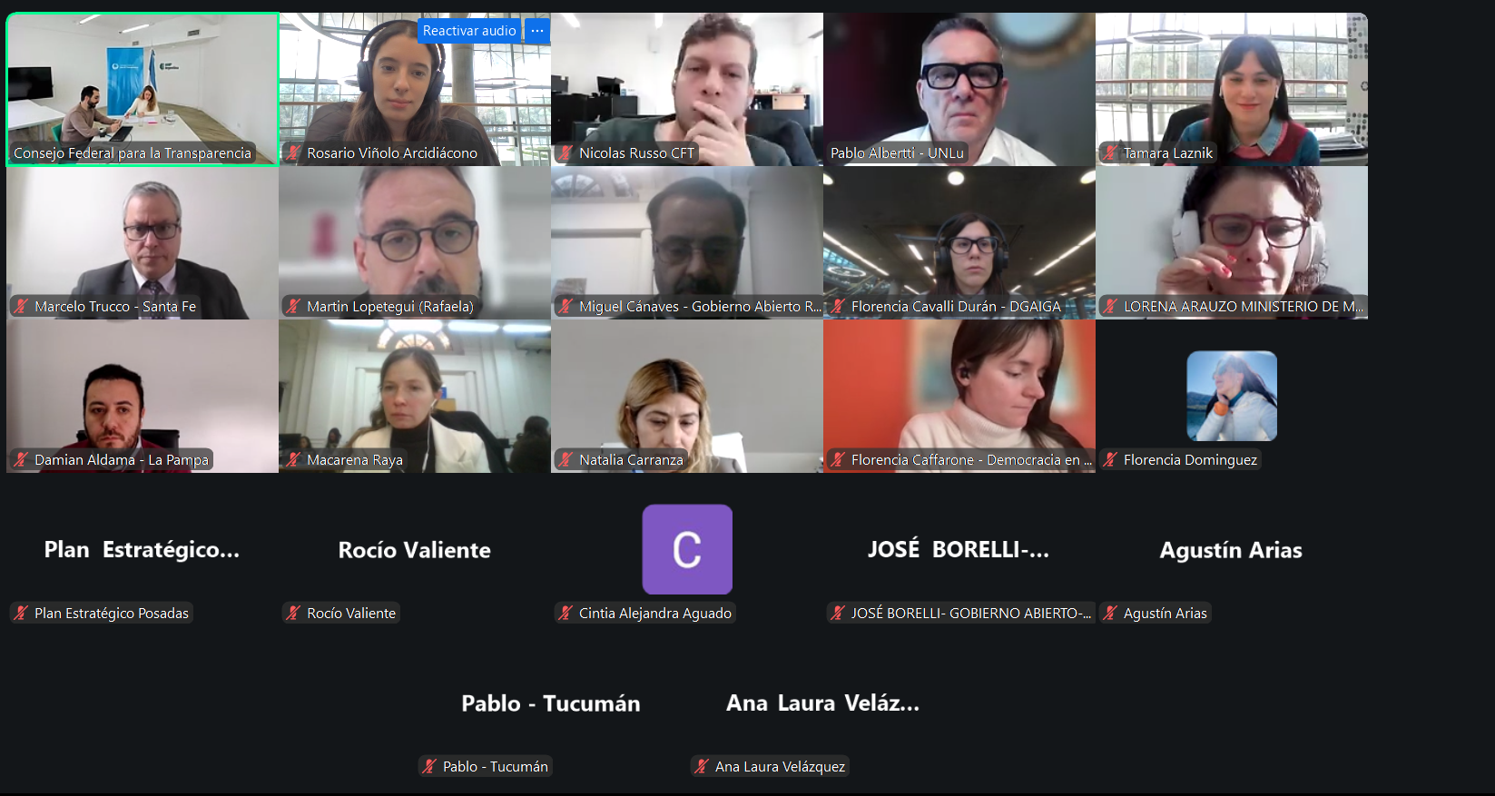 La Ciudad coordinó un encuentro federal de intercambio sobre participación ciudadana y gobierno abierto
