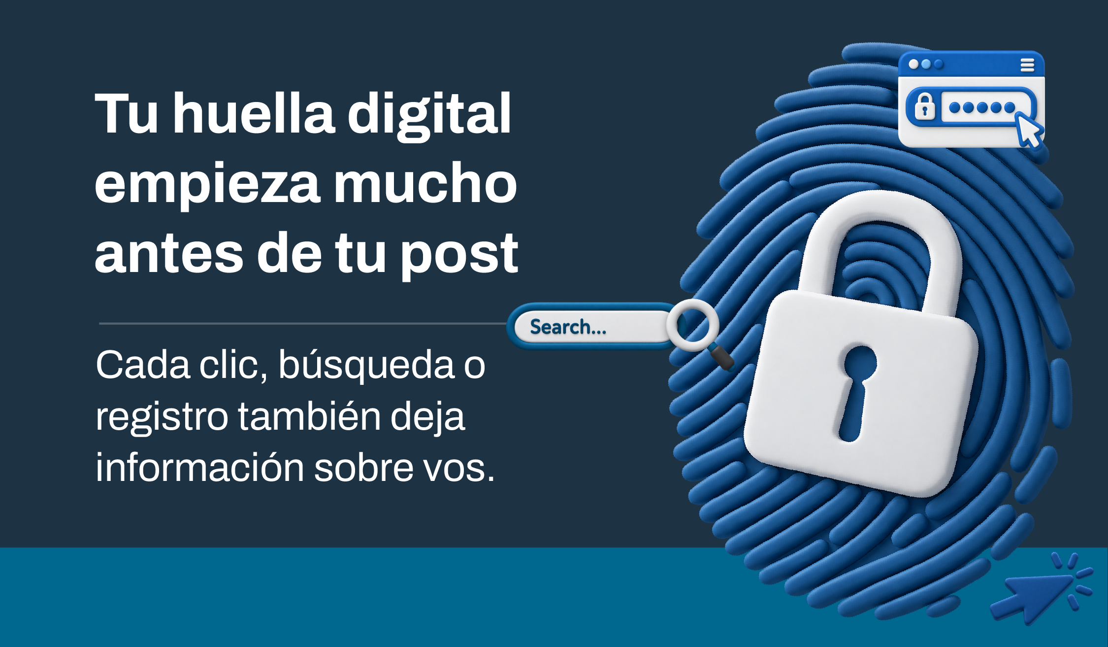 Huella digital: la información que dejás al usar internet 