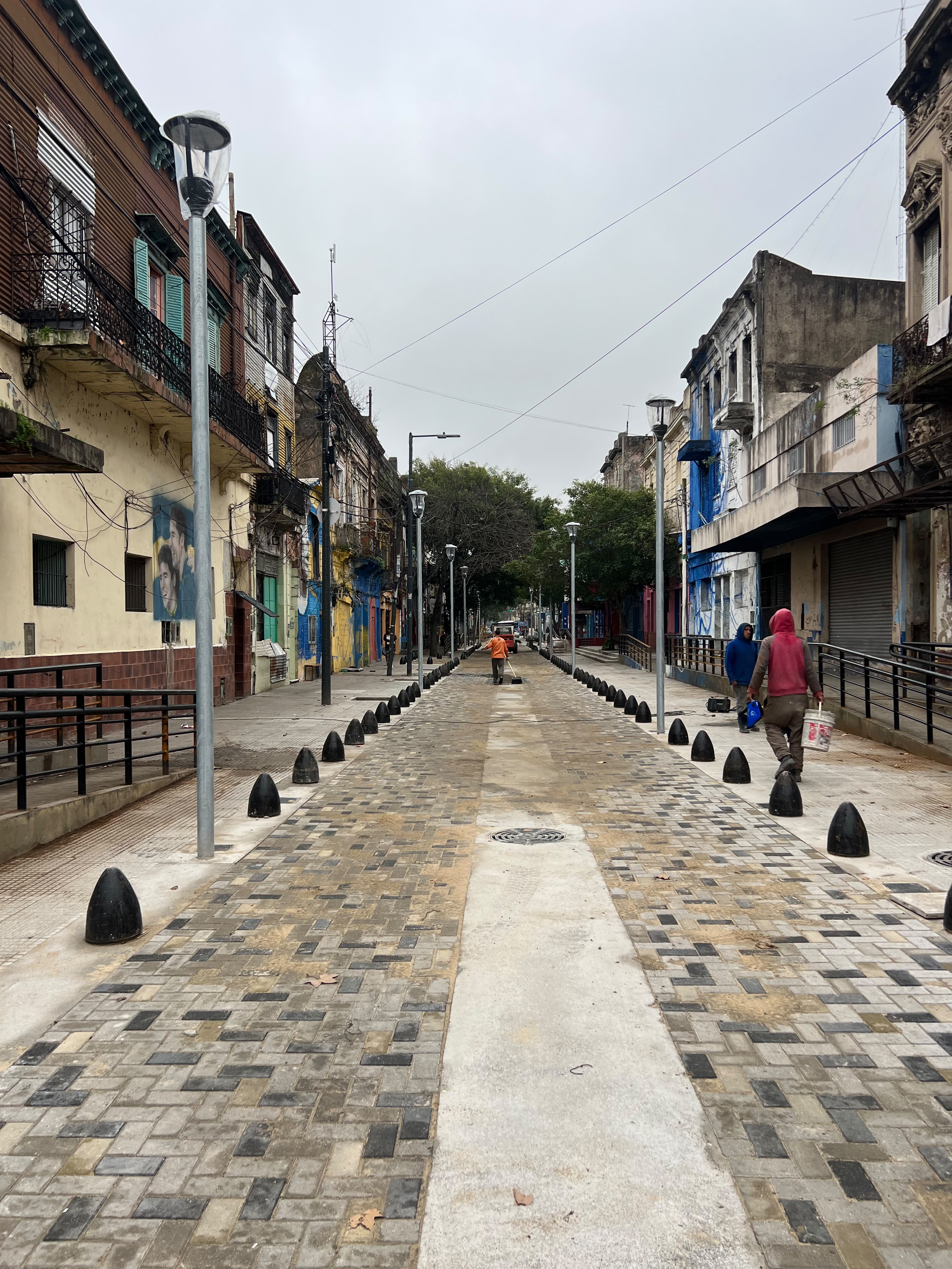 Finalizó la obra en la calle Necochea en La Boca