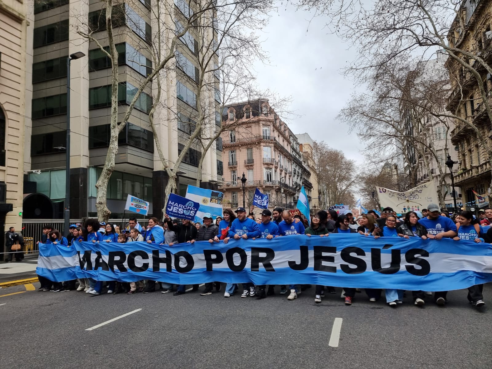 La comunidad evangélica se reunió en Buenos Aires por “Marcho por Jesús” 