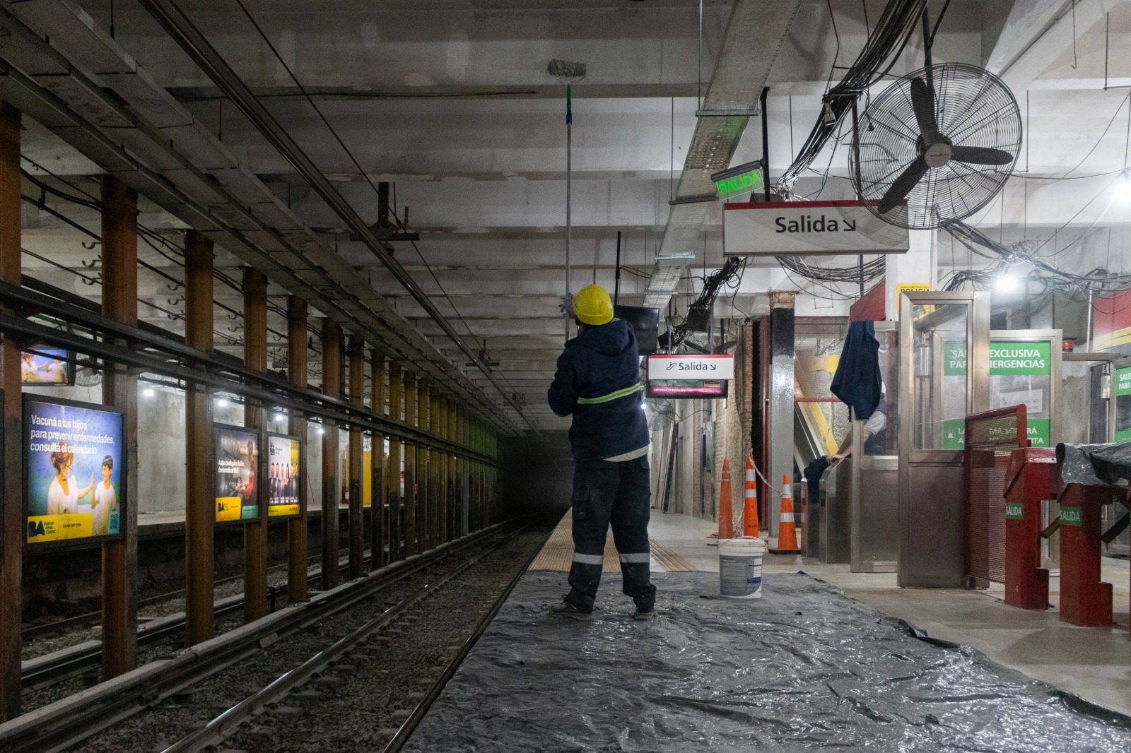 El lunes cierra la estación Medrano por obras de renovación integral