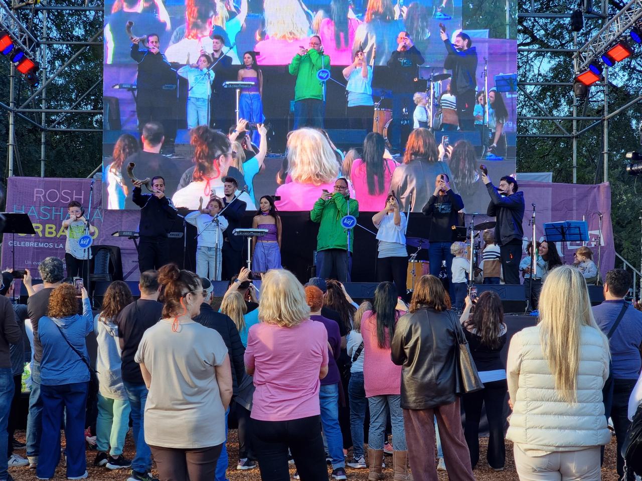 Rosh Hashaná Urbano celebró una nueva edición en Plaza Seeber 
