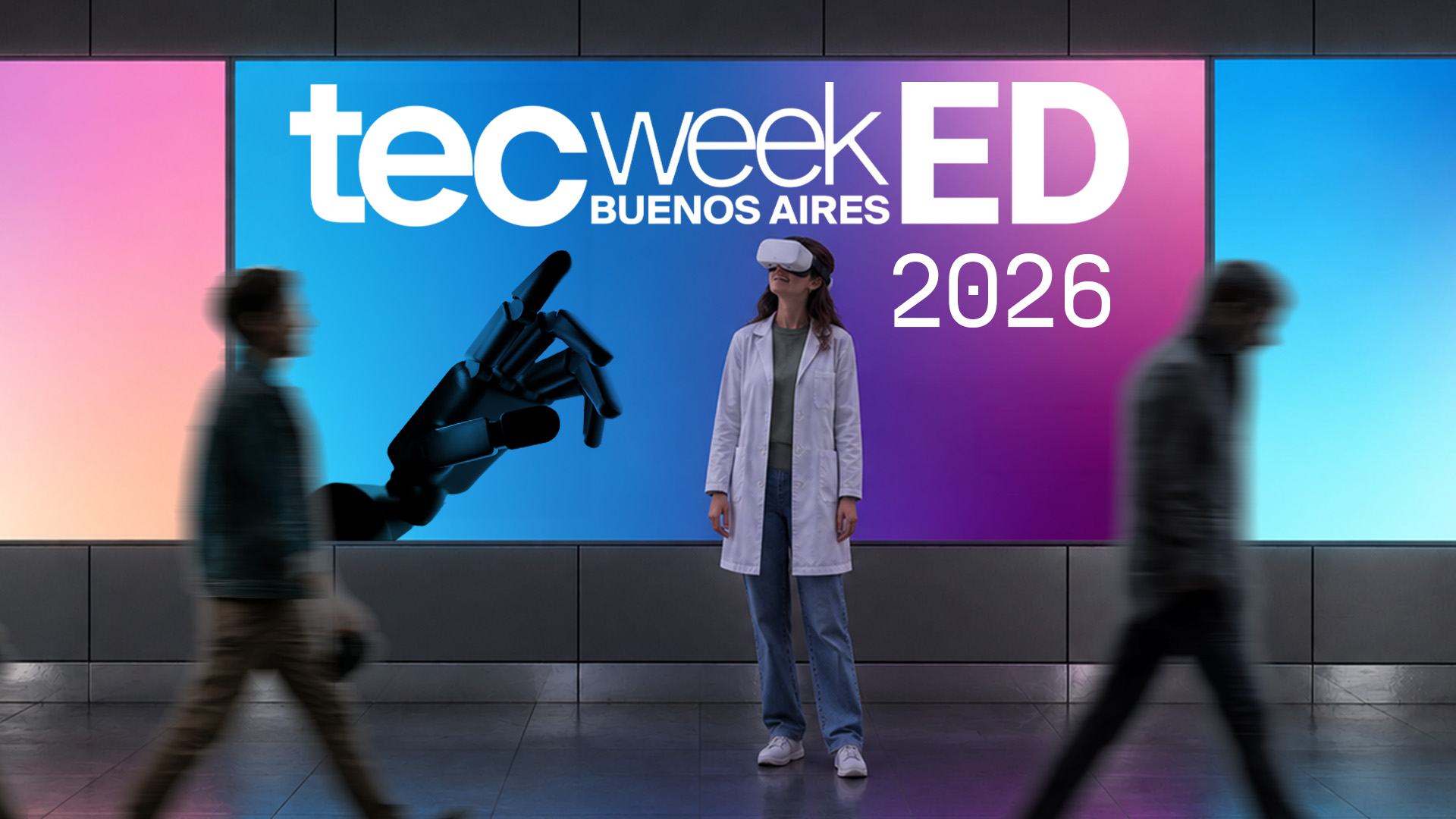 Tecweek ED 2026. Aprendé lo que se viene. Un encuentro para explorar el futuro de la educación y la tecnología 