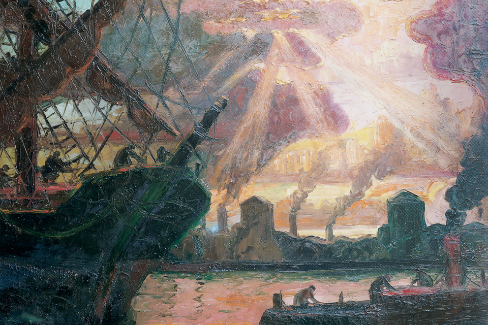 Imágenes en el crepúsculo de Benito Quinquela Martín