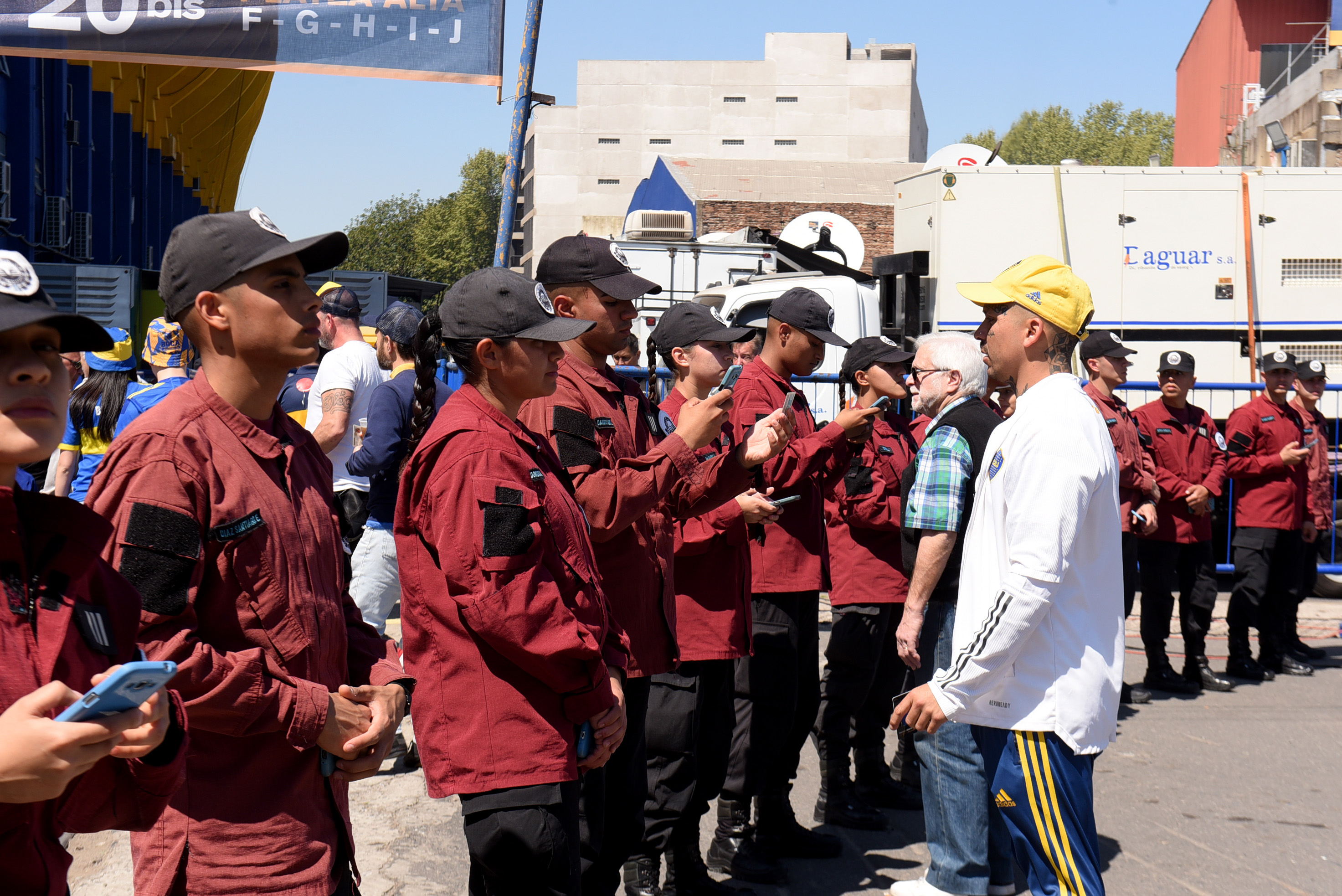 operativo de seguridad para el Superclásico Boca-River