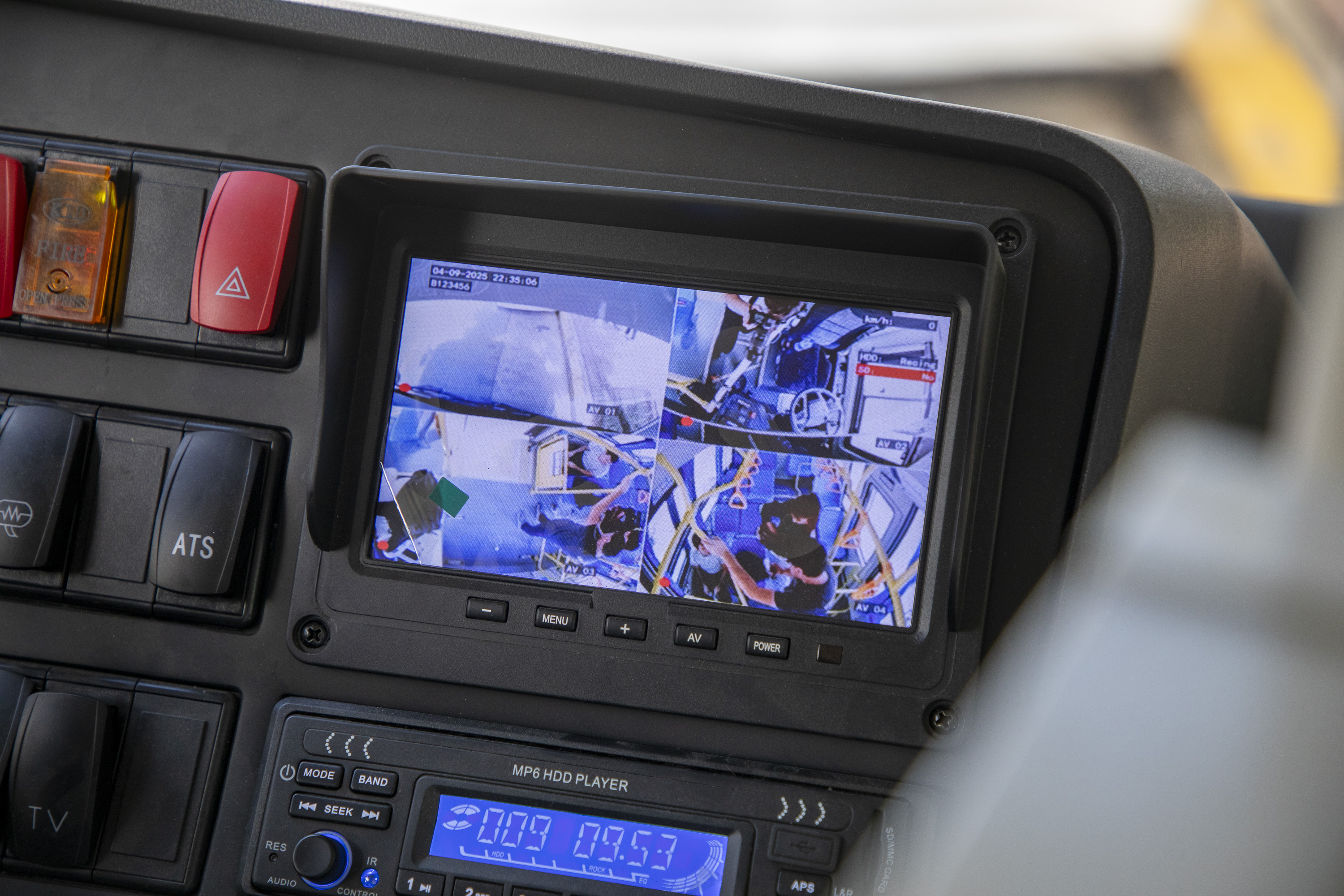 camaras en bus electrico