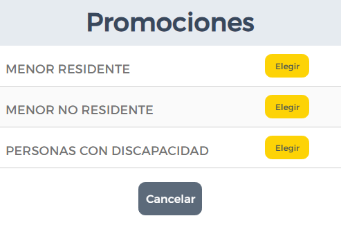 Promociones