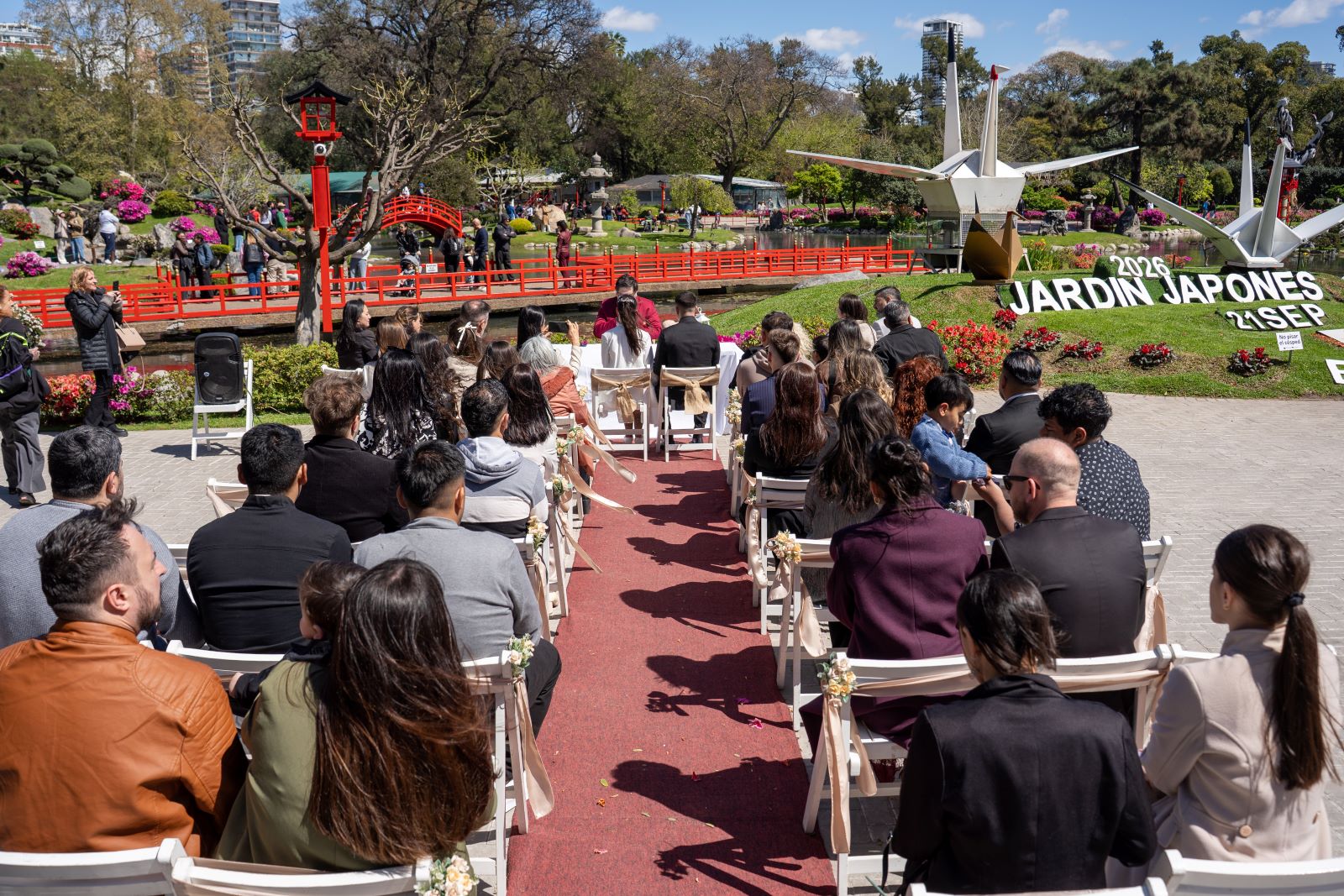 casamientos emblemáticos en el Jardín Japonés