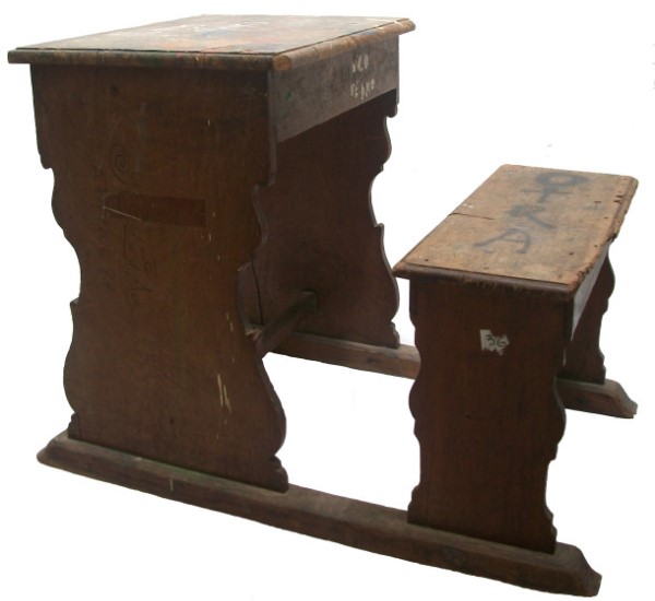 Pupitre de taller. Escuela Normal de Profesores de la Capital, Argentina