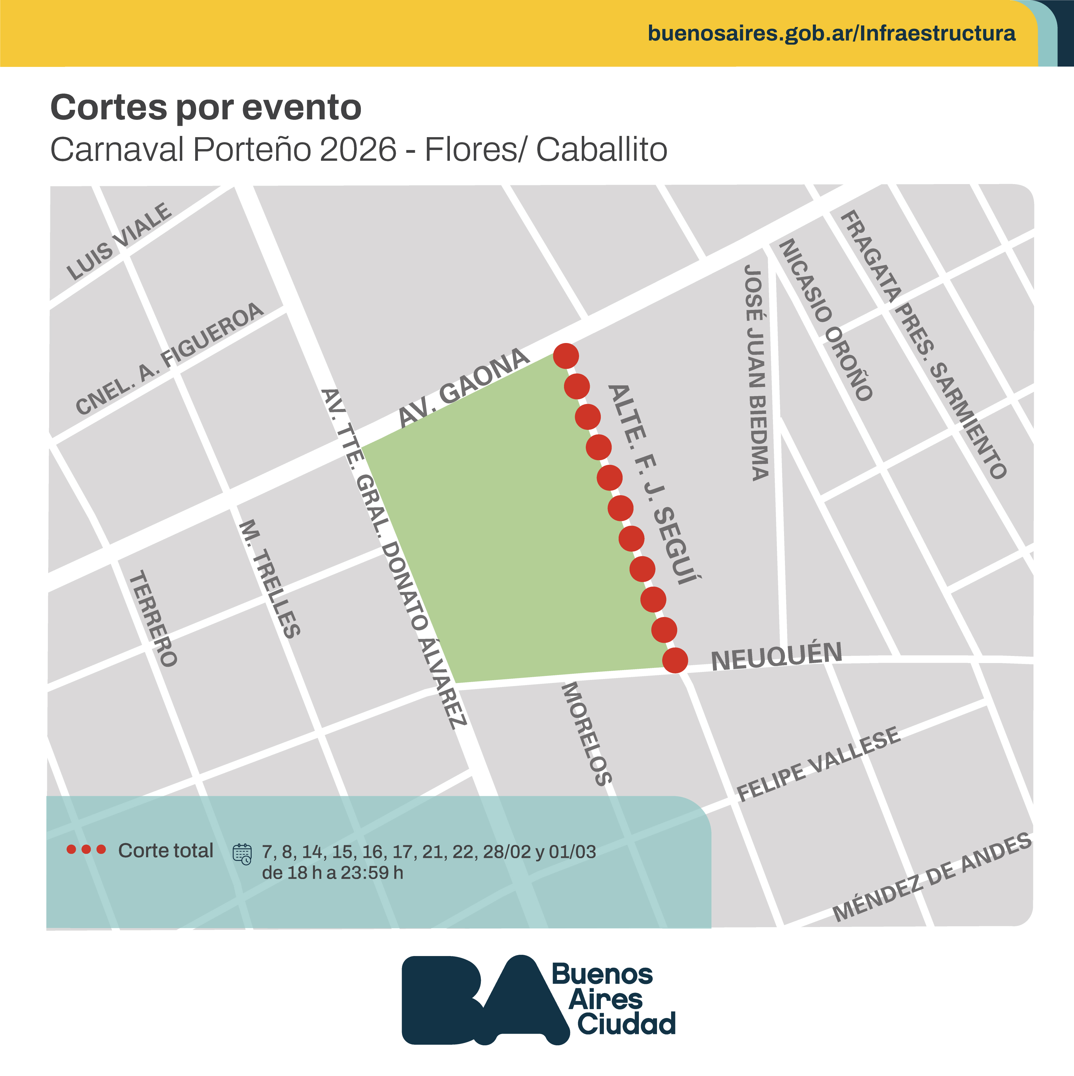 Carnaval Flores-Caballito 2026