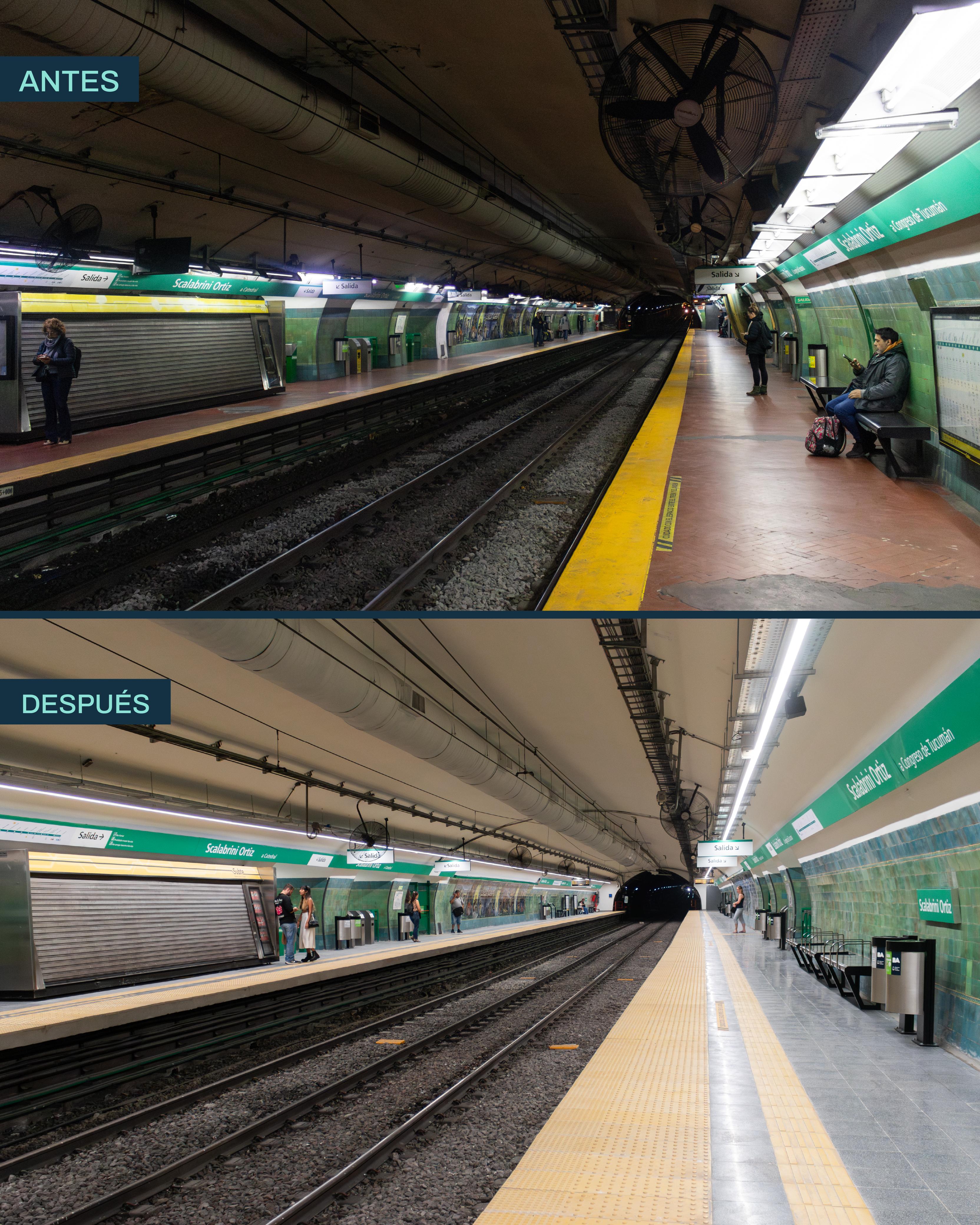 Obras LINEA D - SCALABRINI ORTIZ