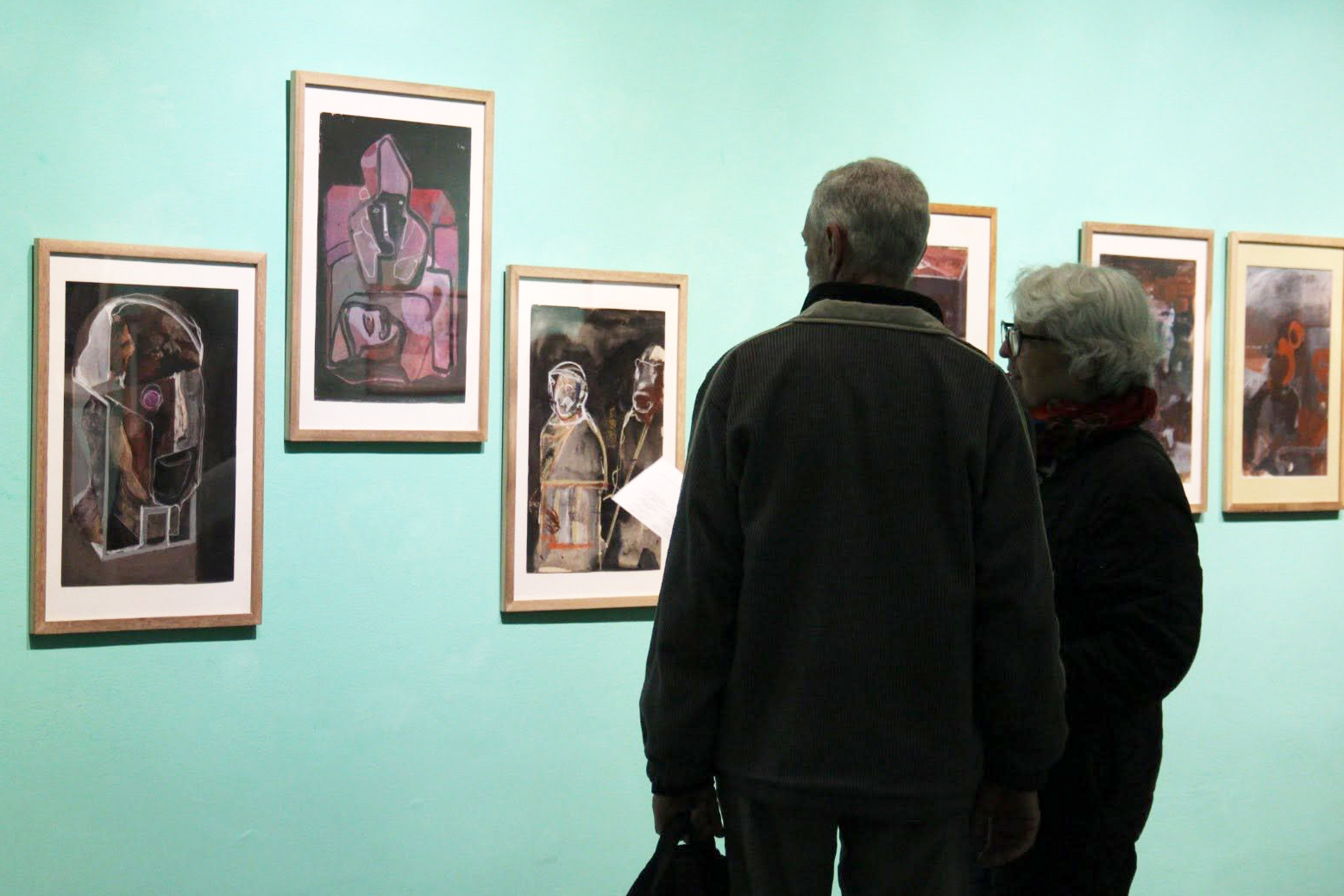 Pipo Ferrari en el museo Quinquela