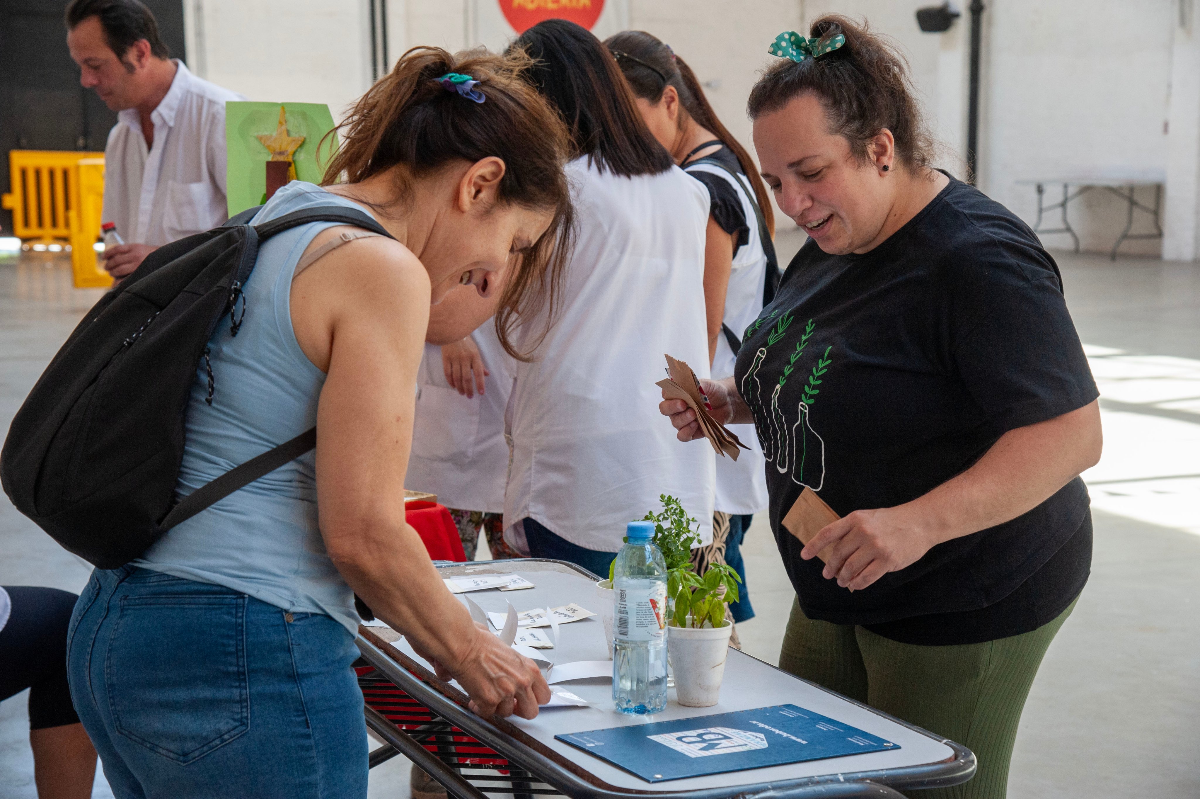 Actividades en la feria de semillas