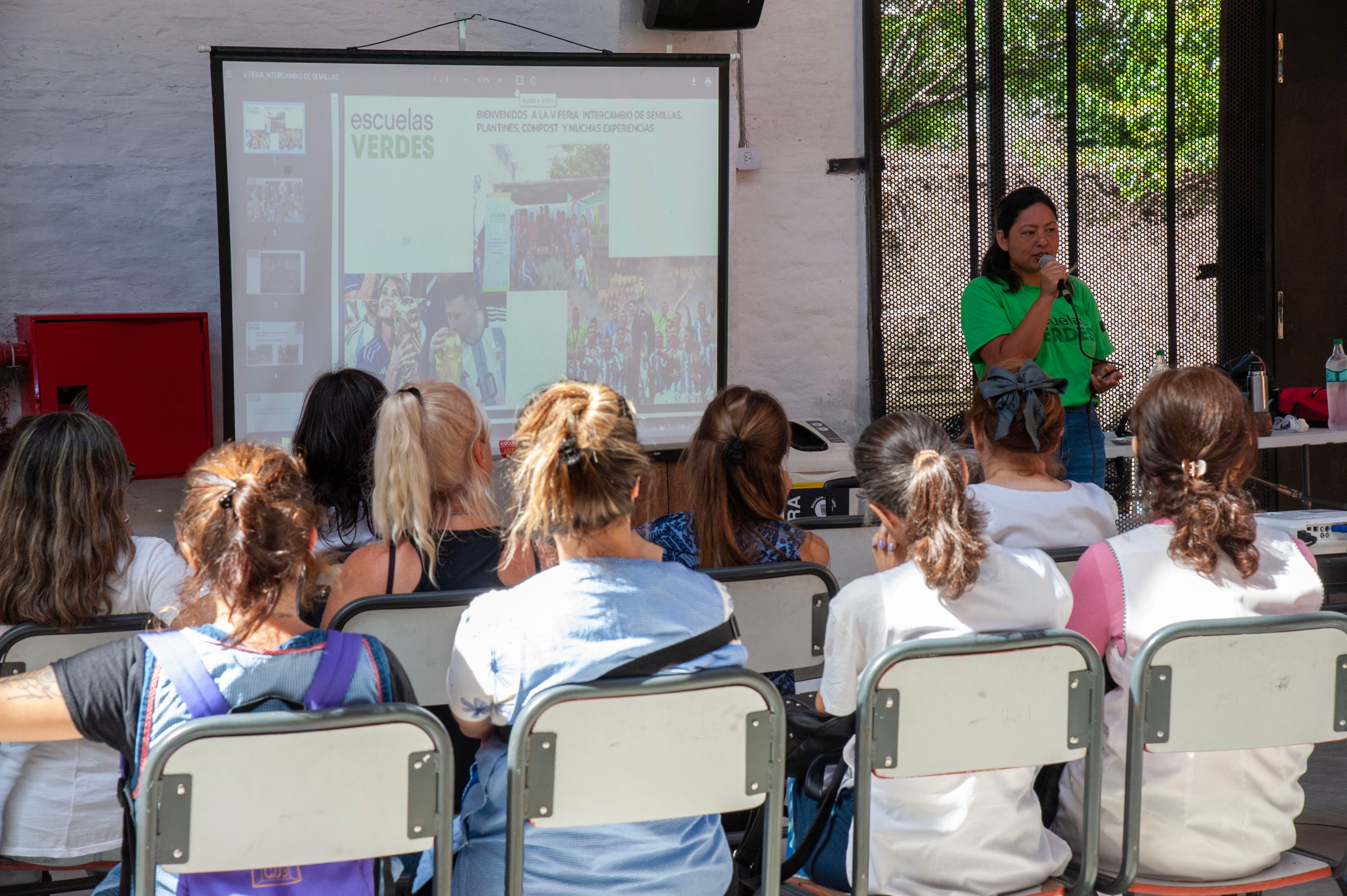 Actividades en la feria de semillas