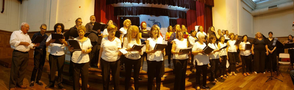 Foto coro Escuela Belgrano