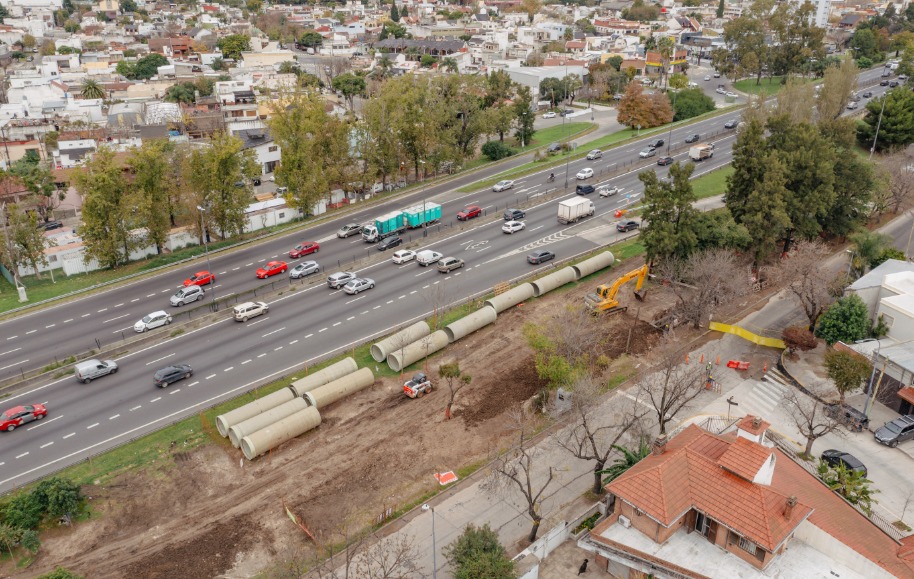 foto obra hidráulica dellepiane