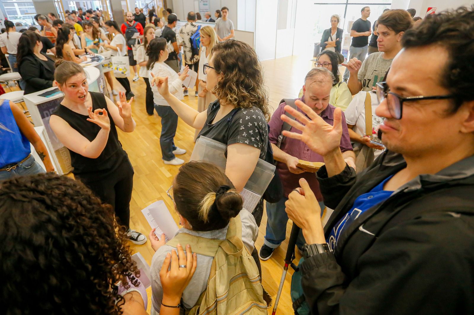 Expo Empleo Barrial: una oportunidad para las personas con discapacidad. (Foto GCBA)