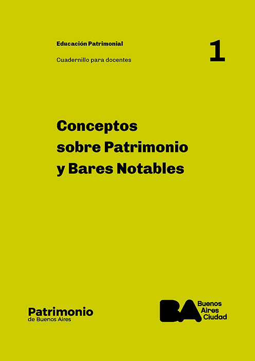 Patrimonio y bares notables - cuadernillo 1
