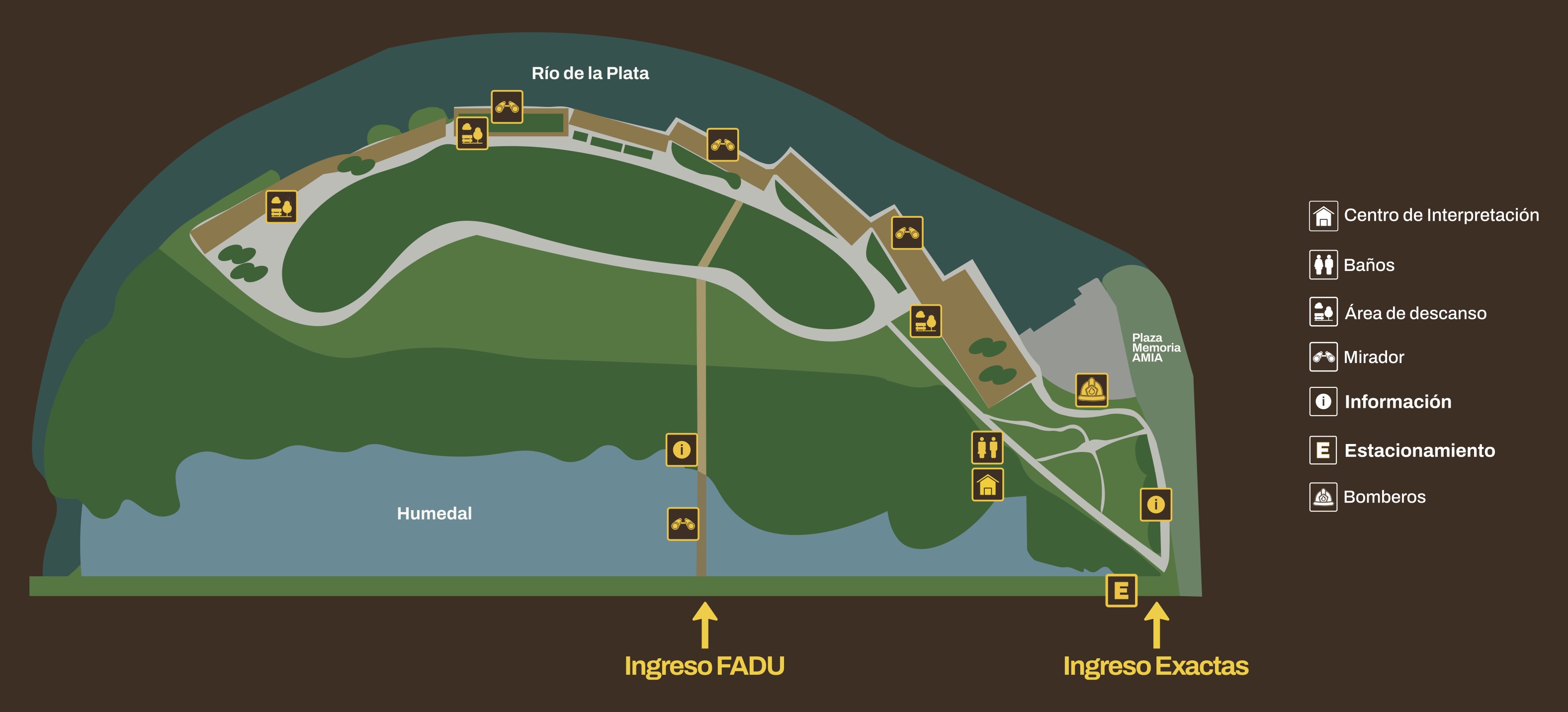 Mapa RECUCN