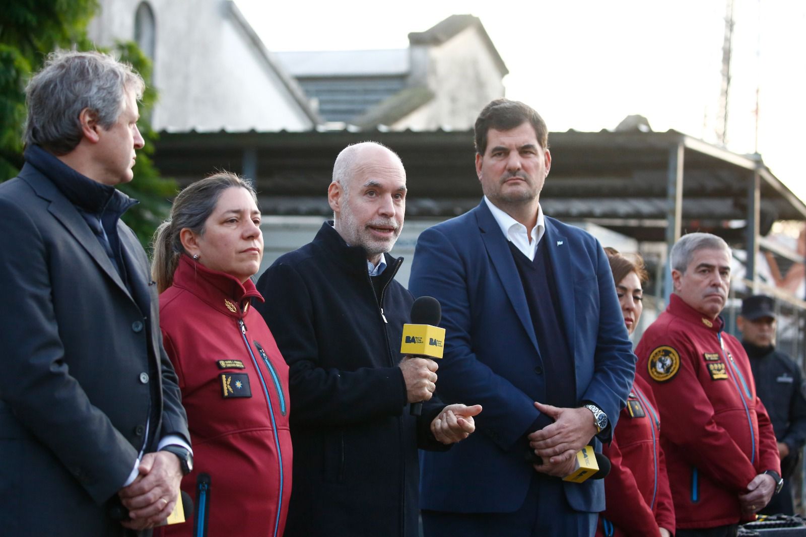 El jefe de gobierno Horacio Rodríguez Larreta presentó las pistolas taser de la Policía de la Ciudad