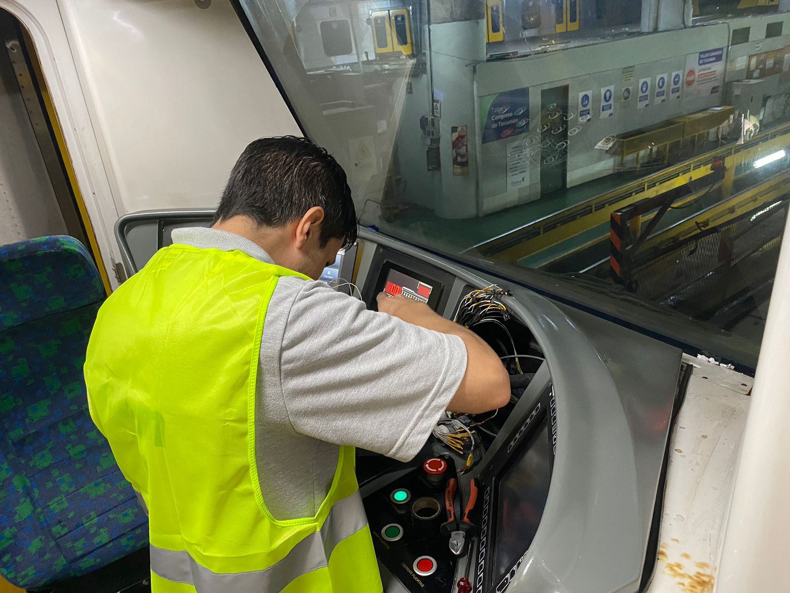 Obras en la línea D de subte