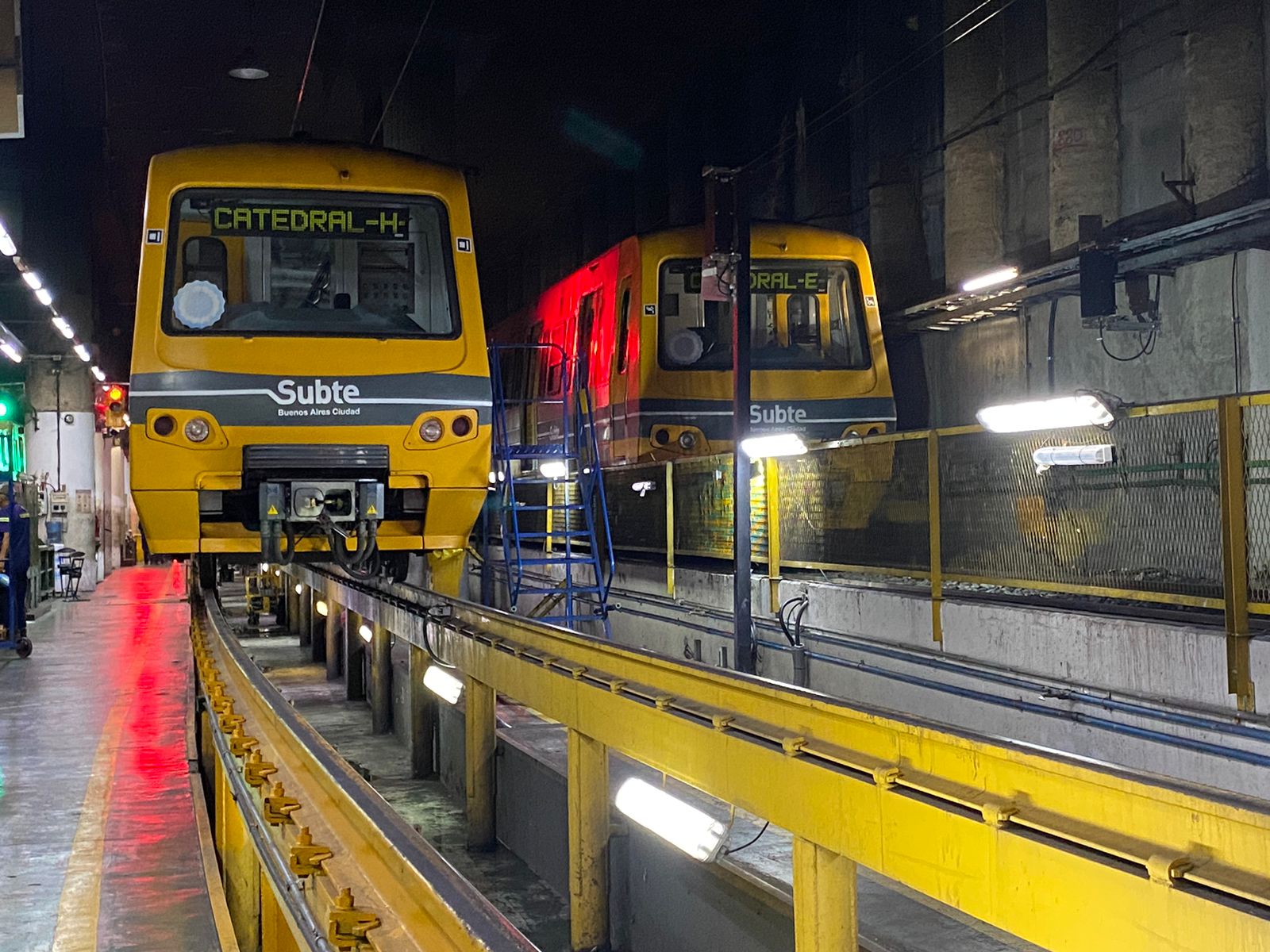 Obras en la línea D de subte