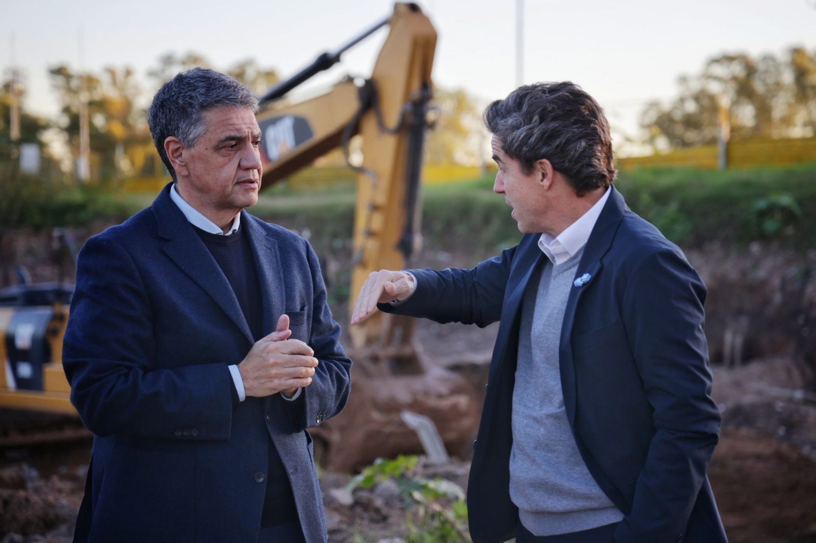 El Jefe de Gobierno Jorge Macri supervisó el avance de los trabajos junto al ministro de Infraestructura, Pablo Bereciartua.