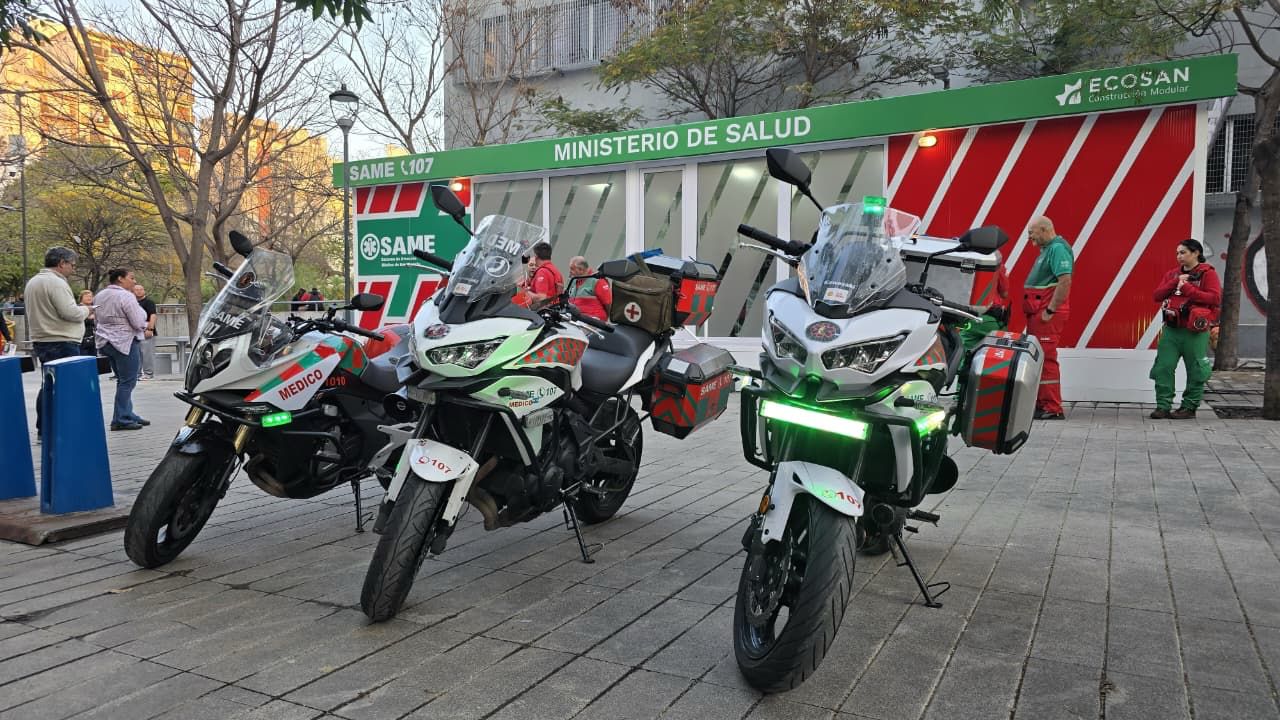 El SAME abrió una base operativa en Once