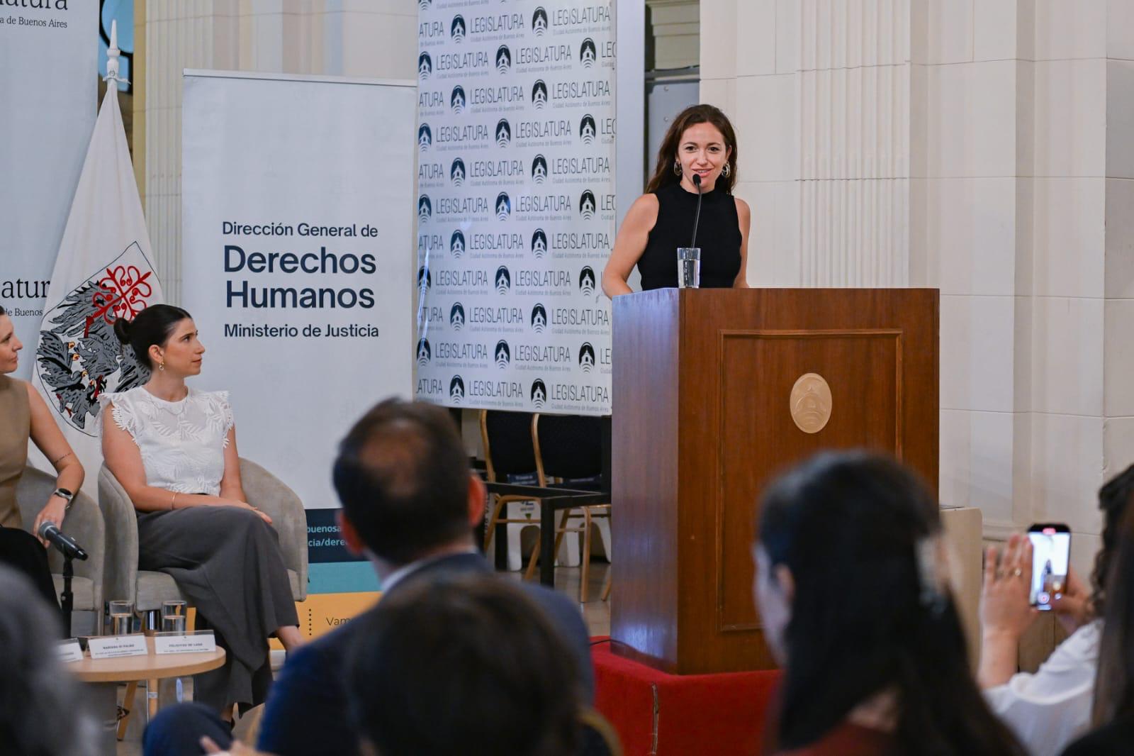 Directora General de Derechos Humanos, Natasha Steinberg.