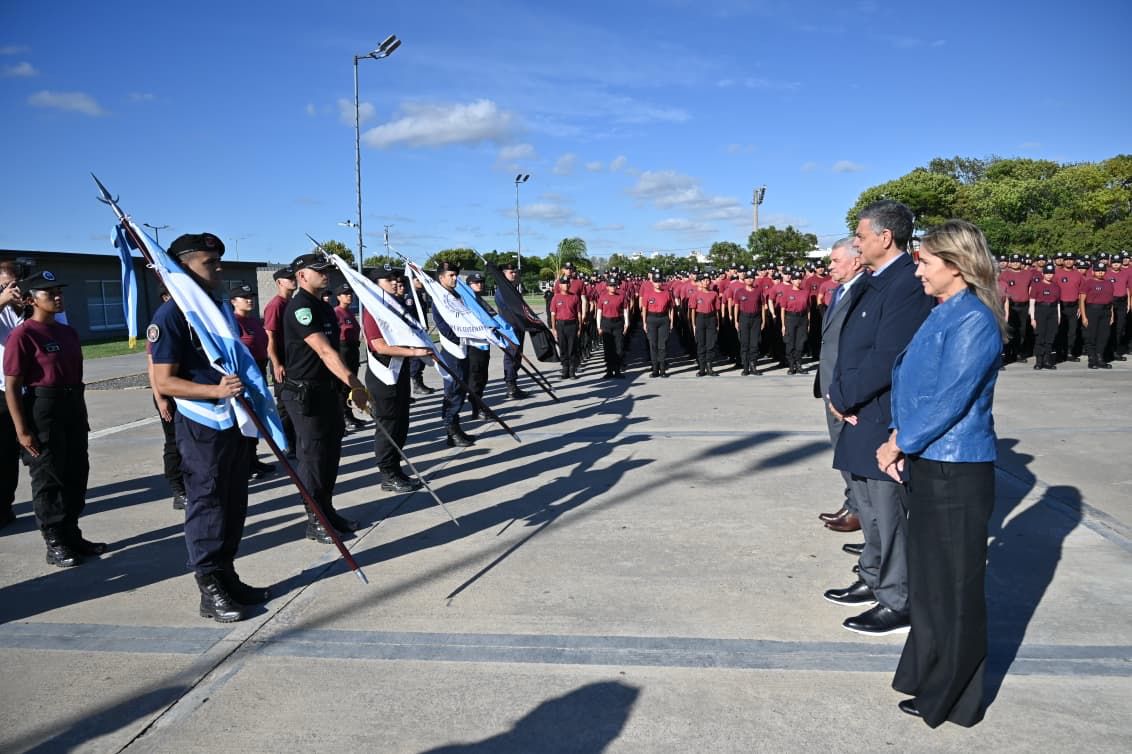 El Jefe de Gobierno, Jorge Macri, en el Instituto Superior de Seguridad Pública de Villa Soldati. Foto: GCBA.