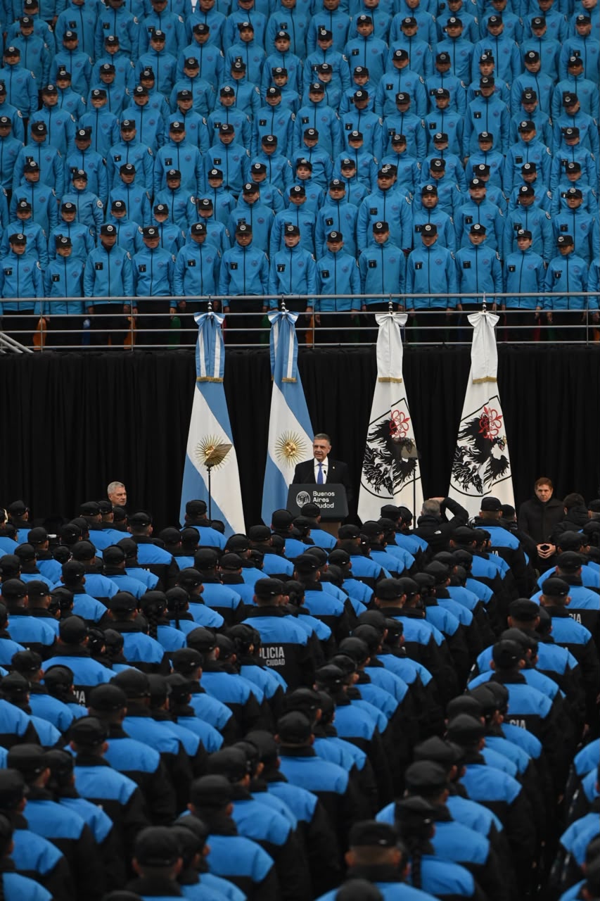 Los cadetes cursan dos años y se reciben de “Técnico Superior en Seguridad Pública”