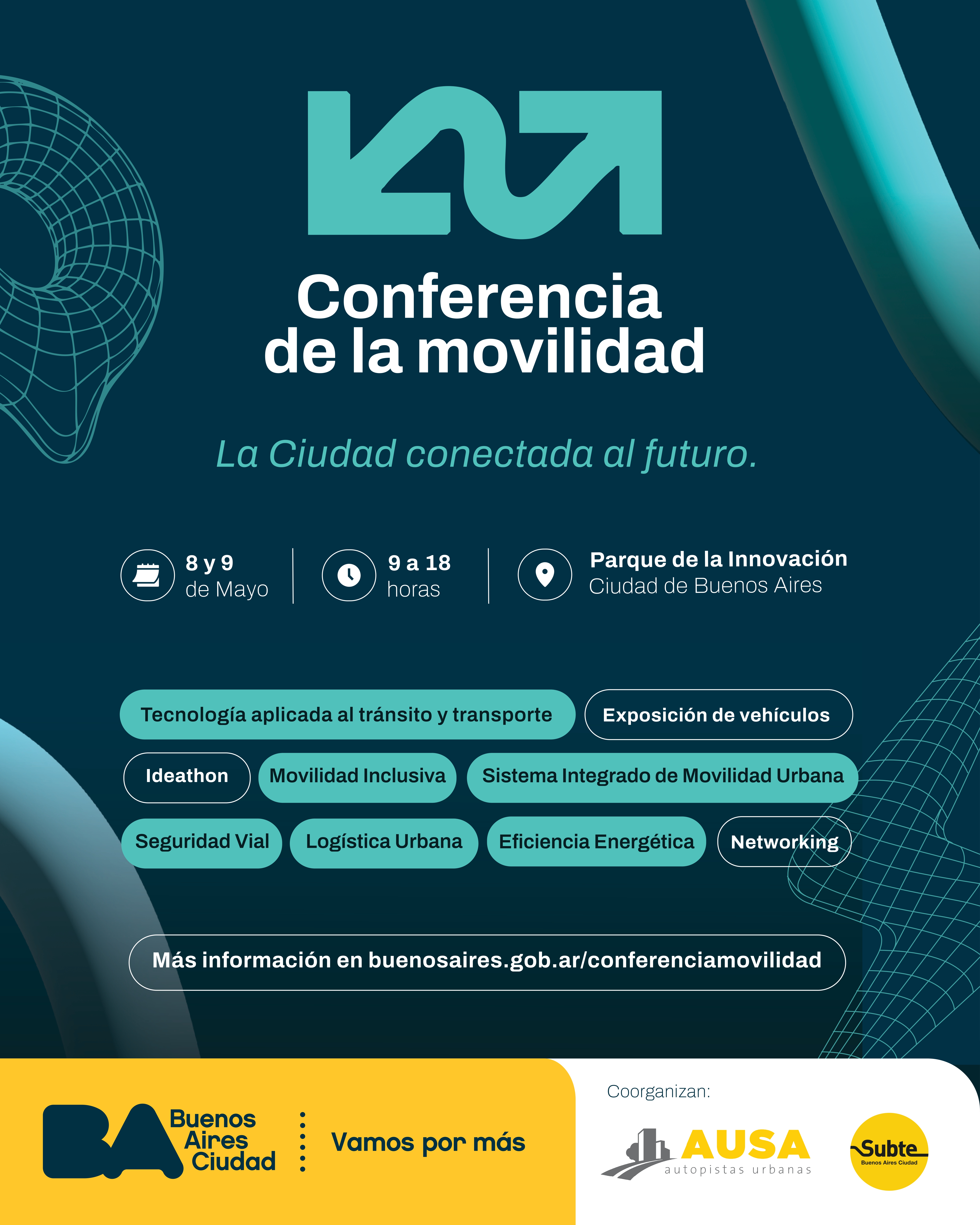 flyer conferencia de la movilidad 2025