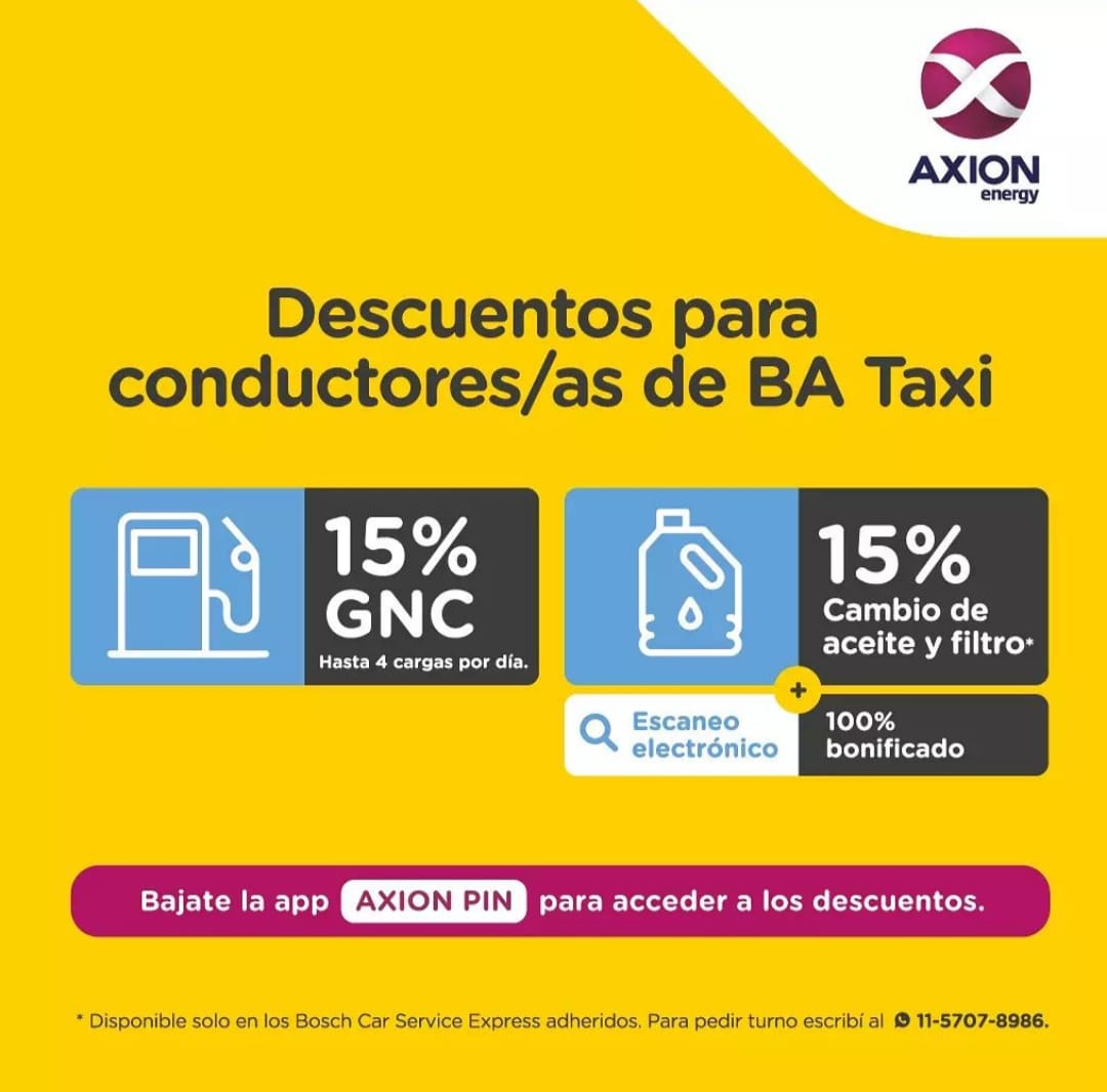 beneficios axion taxistas