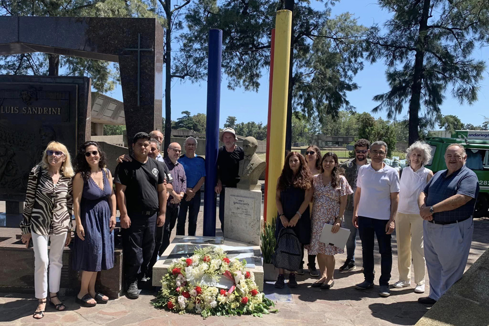 Acto conmemorativo a quinquela martín