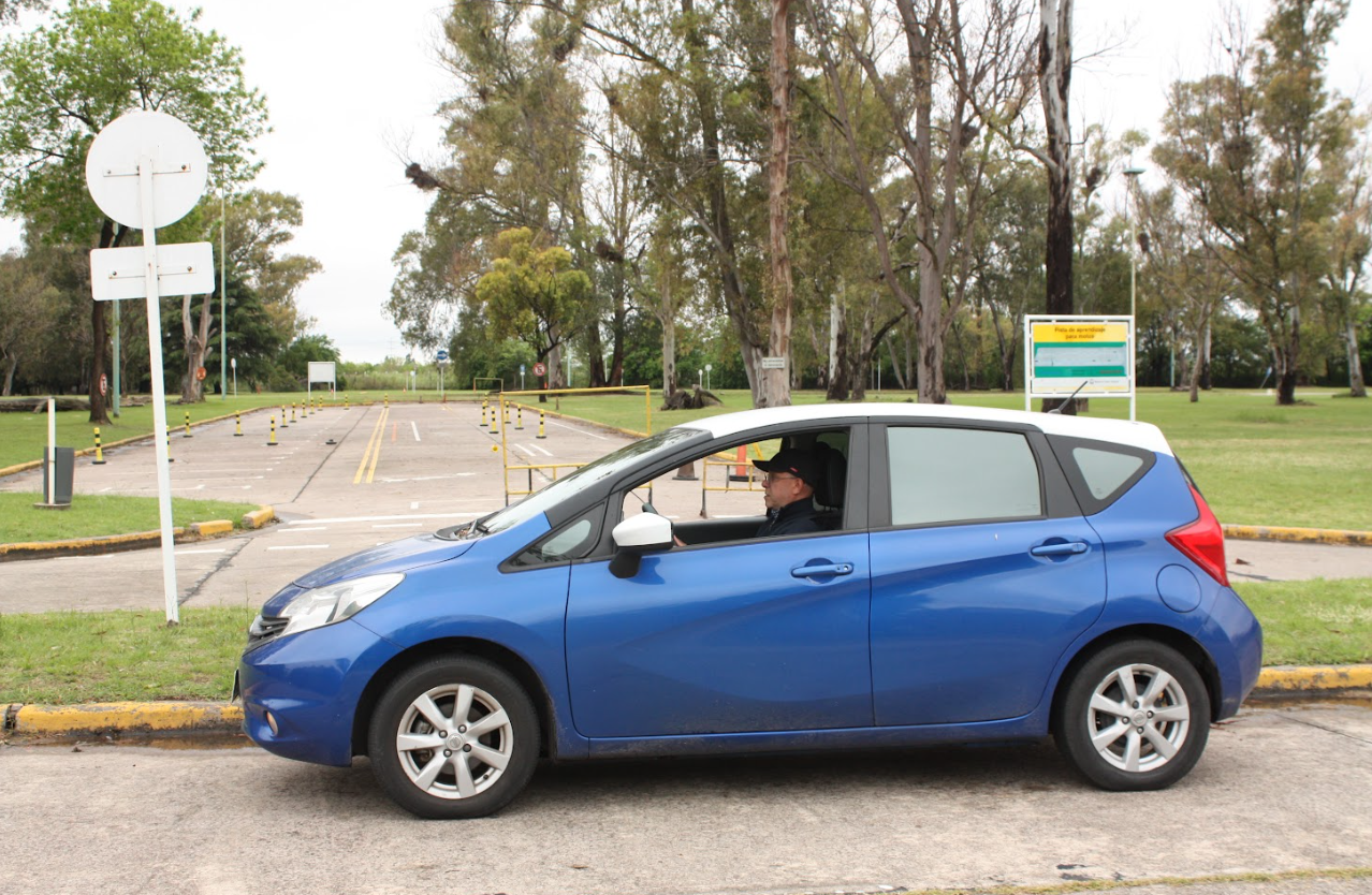 práctica en pista de aprendizaje 