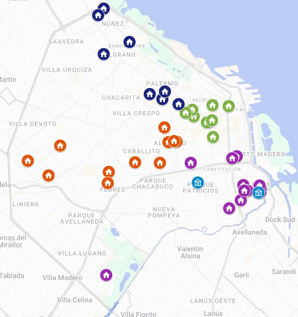 mapa escuelas museos 2025