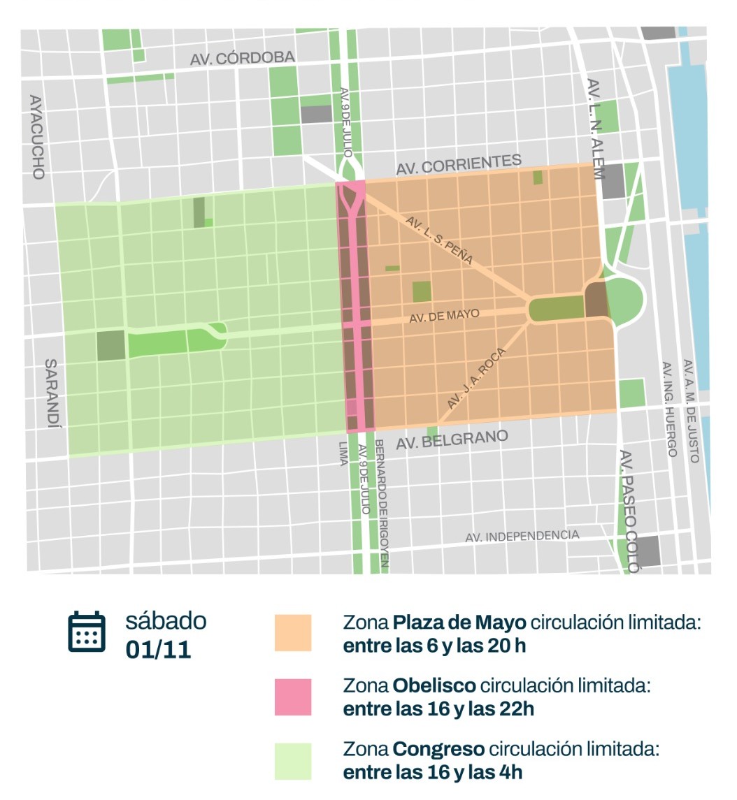Mapa Marcha del Orgullo