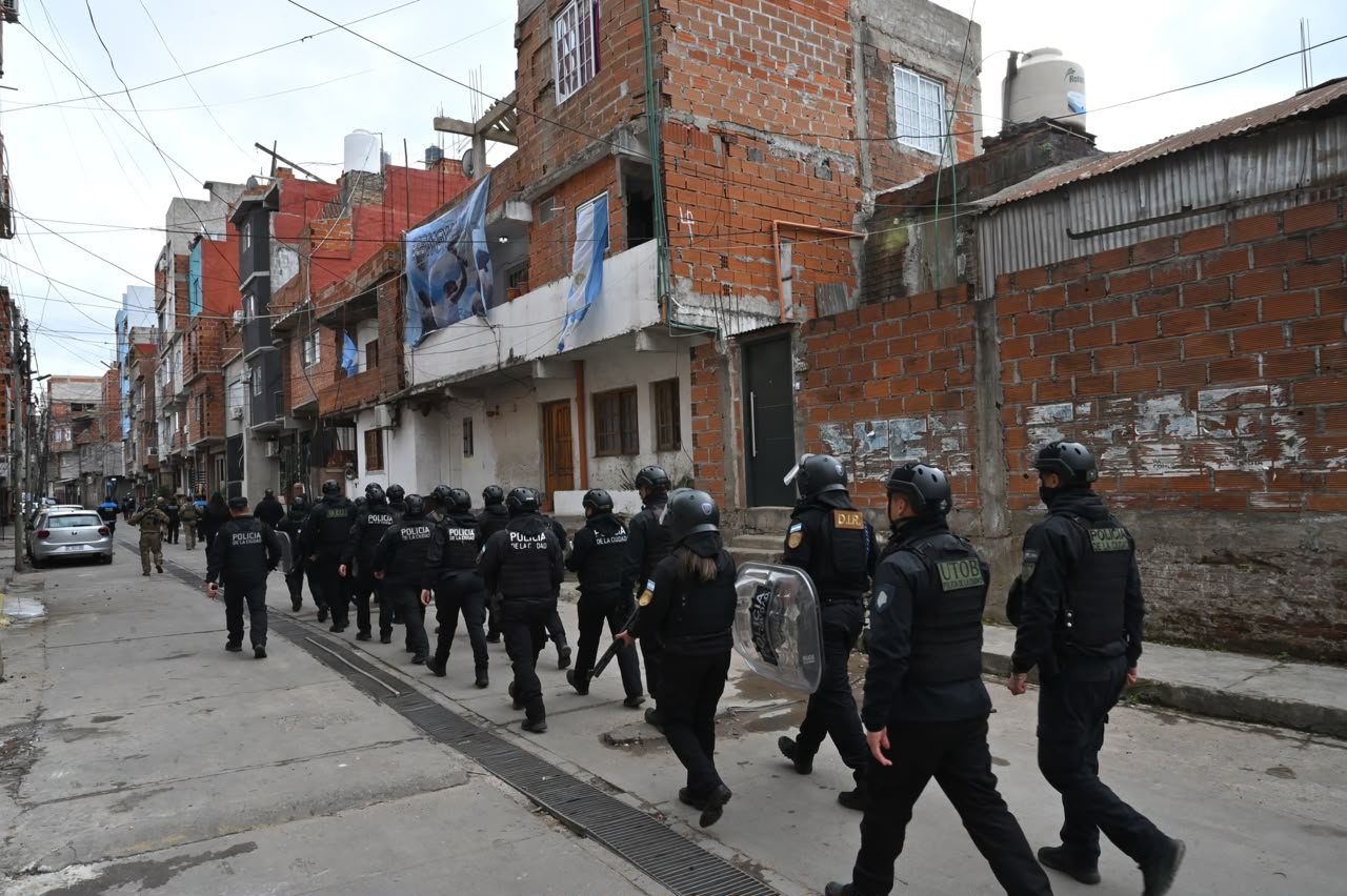 Operativo de seguridad en La Carbonilla.