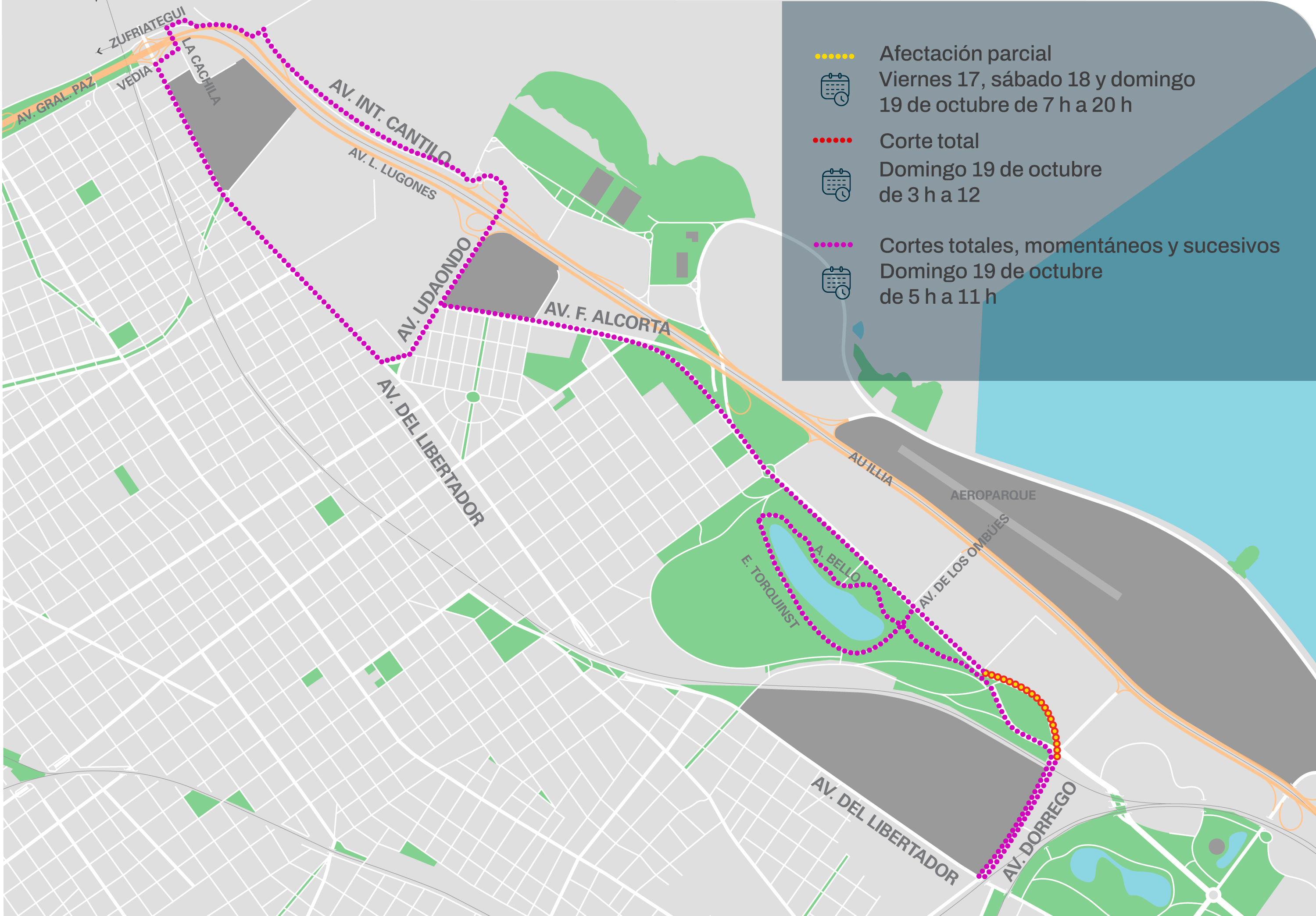 Corte por evento deportivo