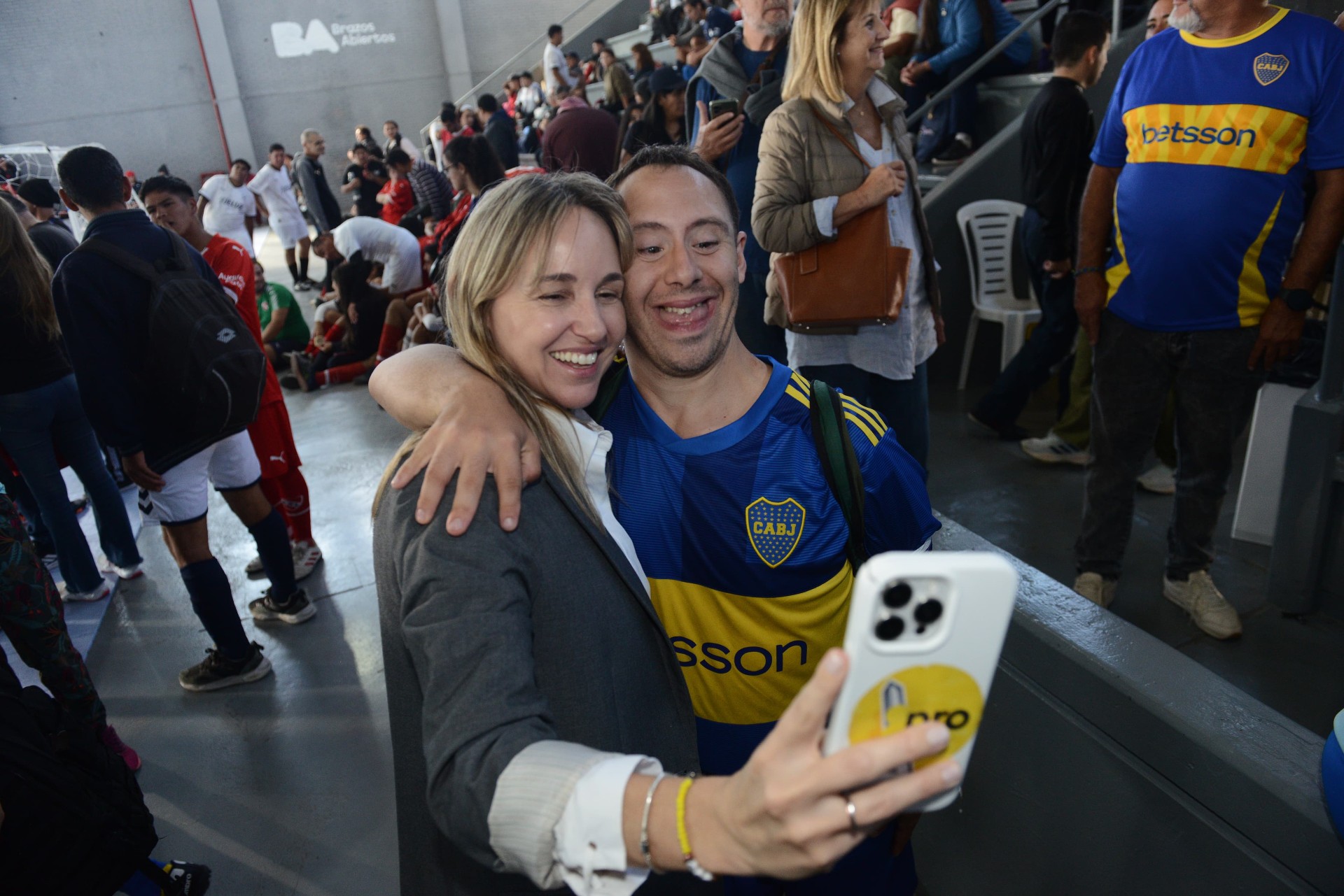 Clara Muzzio participó del lanzamiento de la liga de Futsal inclusiva