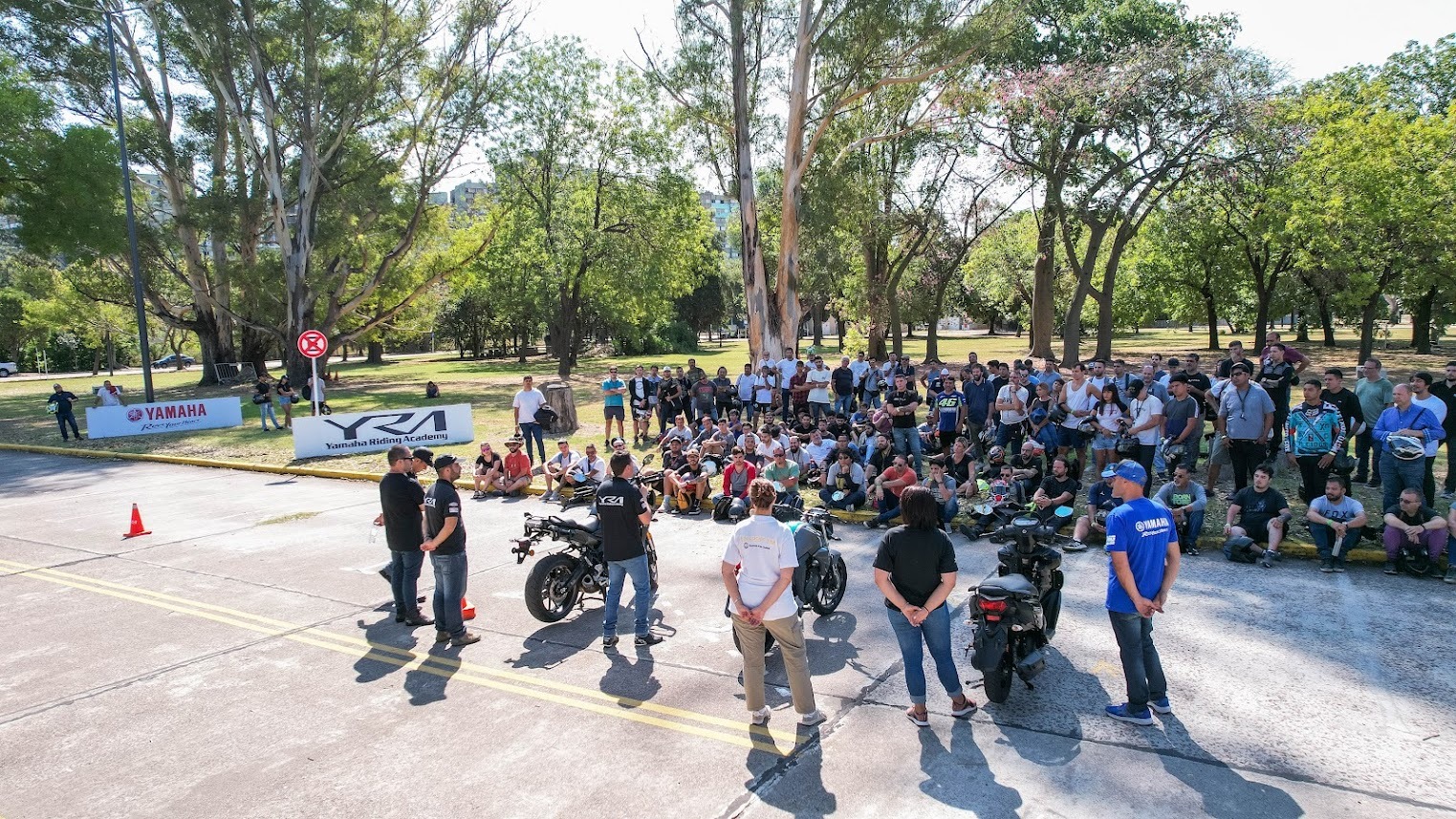 actividad conjunta del GCBA y Yamaha Motor Argentina