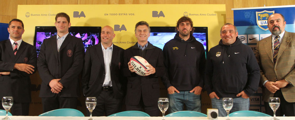 Mauricio Macri dio la bienvenida a Los Pumas