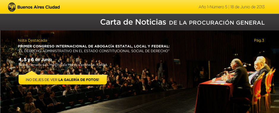 Carta de Noticias de la Procuración General - Junio 2013