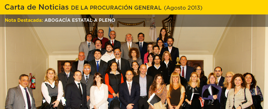 Carta de Noticias de la Procuración General - Agosto 2013