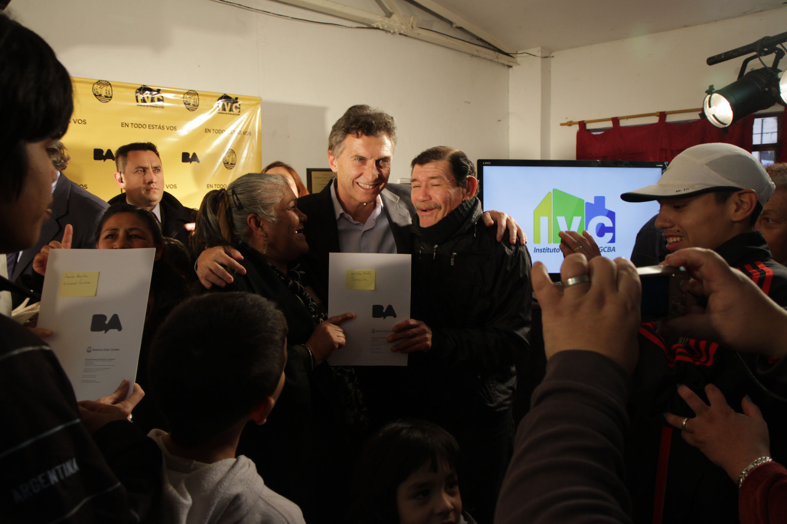 Macri entregó títulos de propiedad