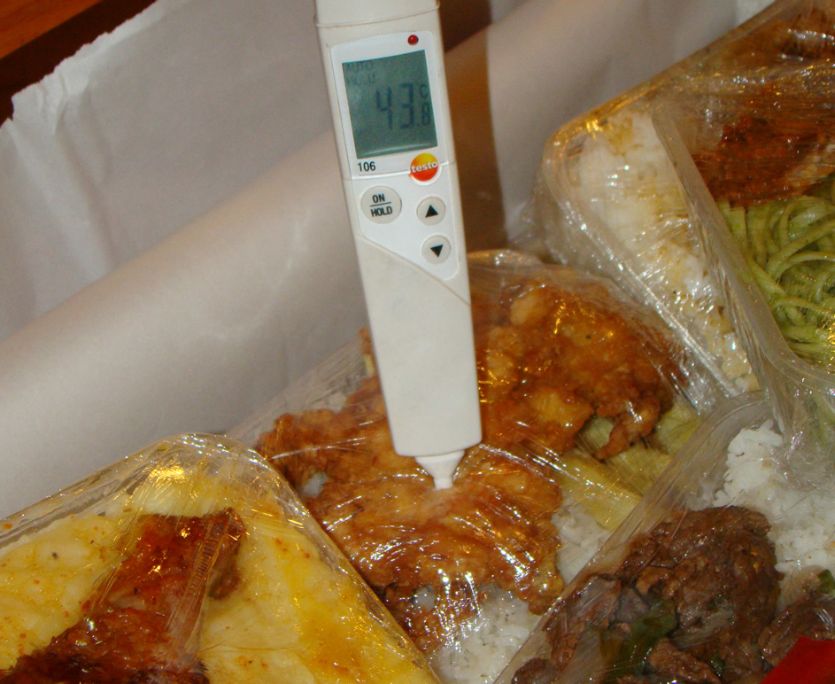 Control de cadena de frío a vehículos que transportan alimentos.