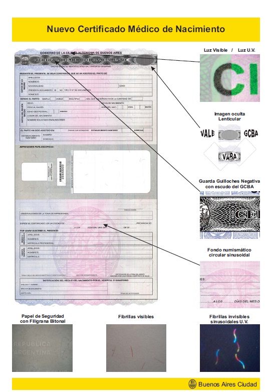 Nuevos certificados de nacimiento y de defunción en la Ciudad