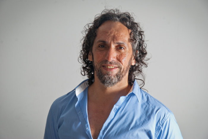 Pablo Gorlero con todo el espectáculo
