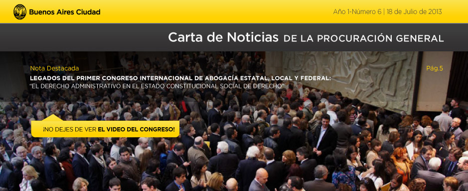 Carta de Noticias de la Procuración General - Julio 2013