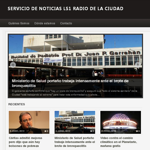 Servicio de Noticias LS1 Radio de la Ciudad